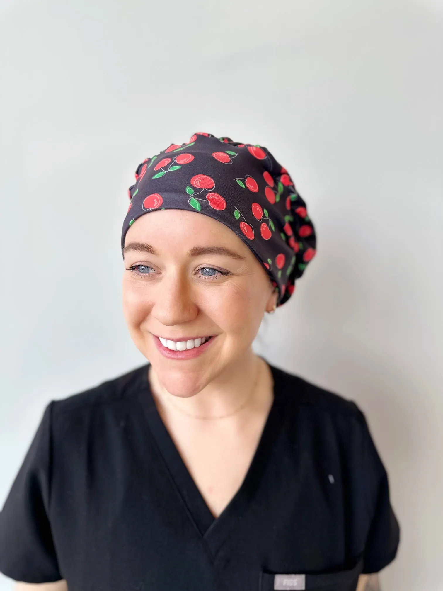 DuoStyle Scrub Hat - Cherries