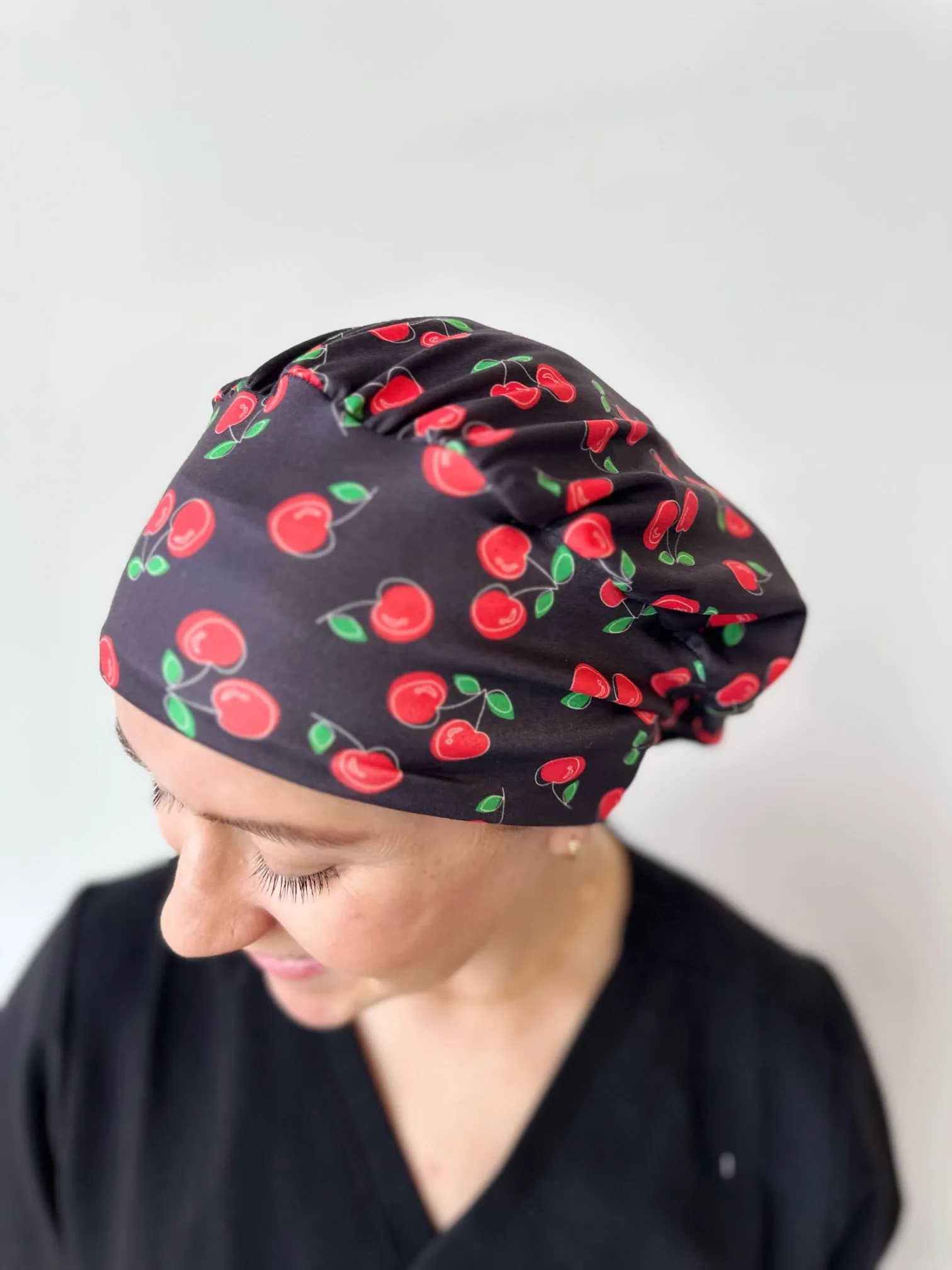 DuoStyle Scrub Hat - Cherries