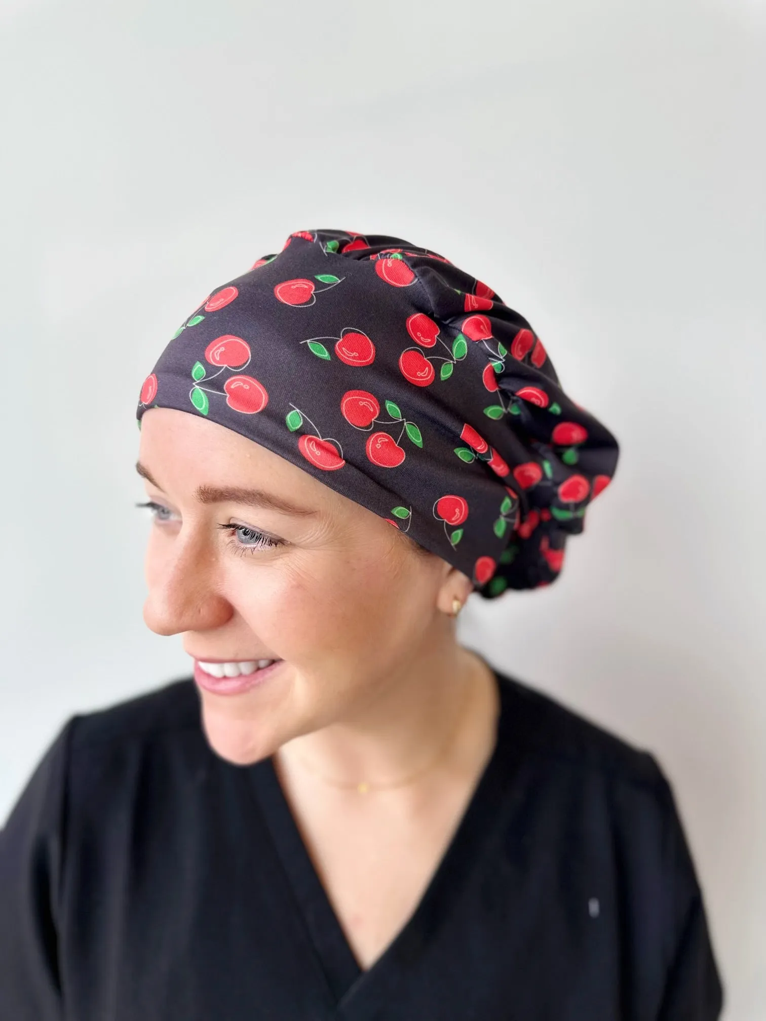 DuoStyle Scrub Hat - Cherries