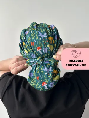 DuoStyle Scrub Hat - Fern Garden