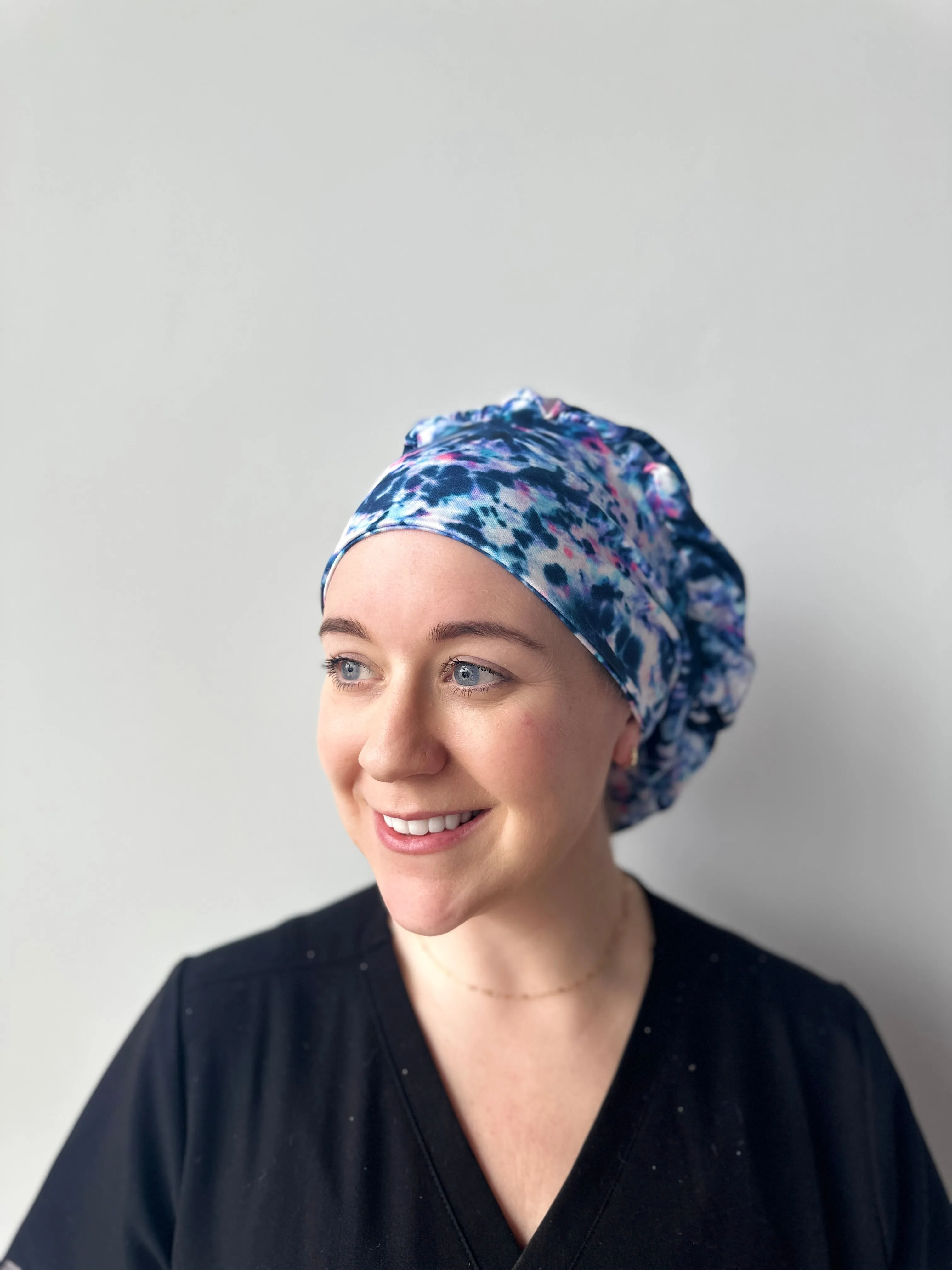 DuoStyle Scrub Hat - Moody Tie Dye