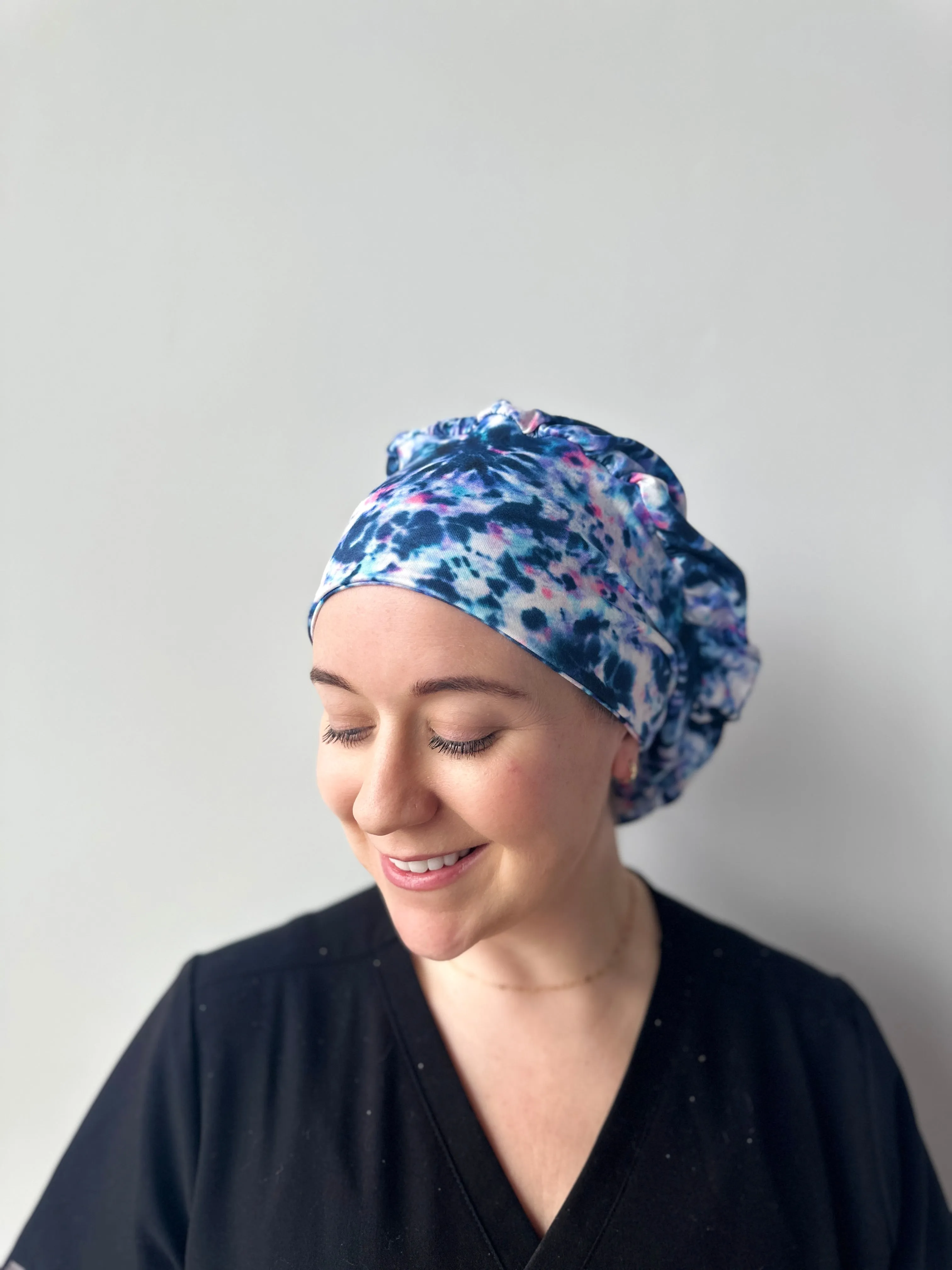 DuoStyle Scrub Hat - Moody Tie Dye