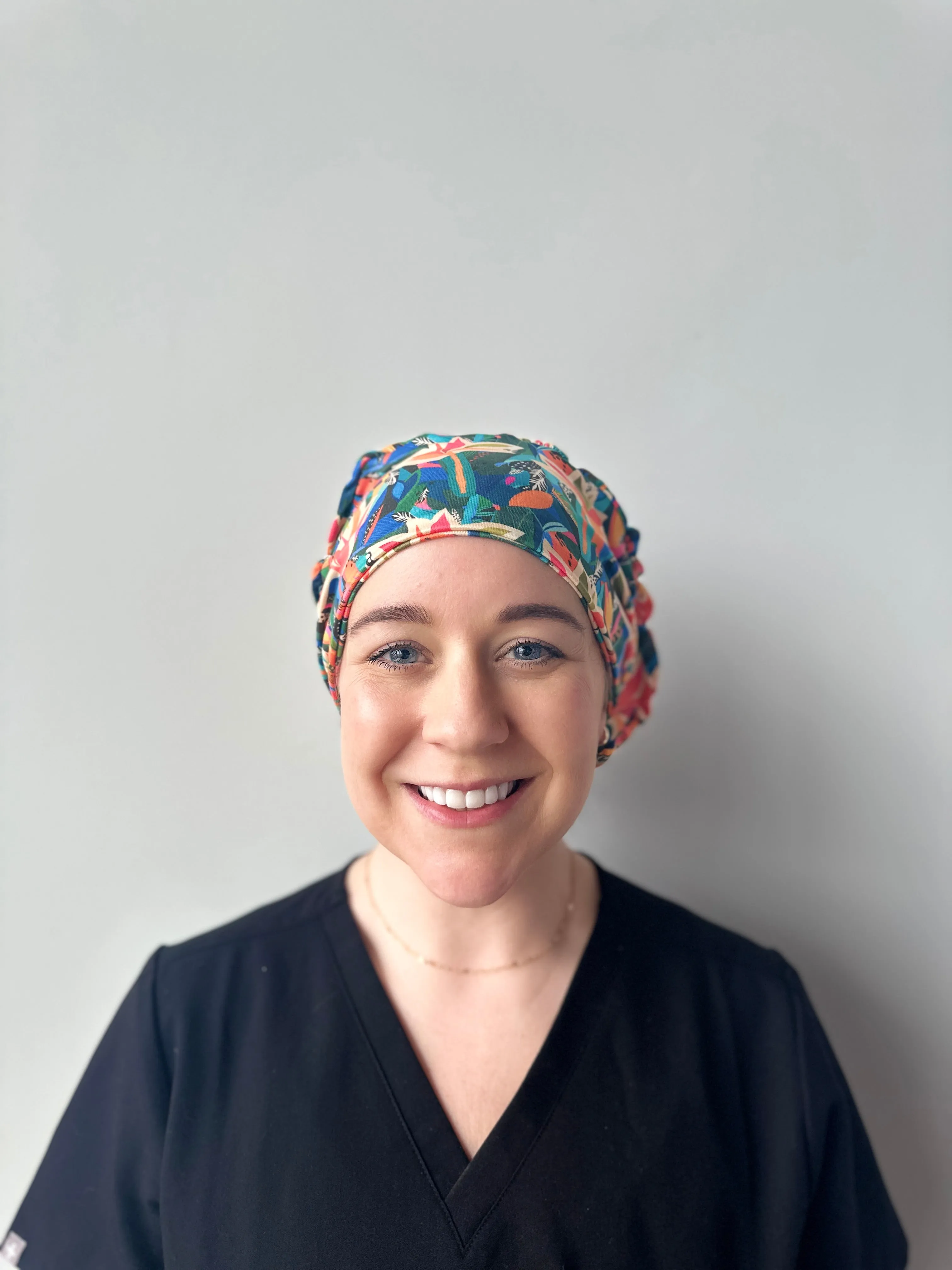 DuoStyle Scrub Hat - Neon Tropics