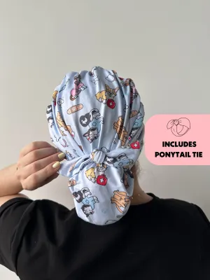 DuoStyle Scrub Hat - Nurse Dogs