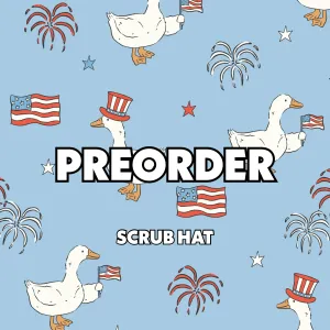 DuoStyle Scrub Hat - *PREORDER* Patriotic Goose  (will ship early-mid June) *your entire order will ship together