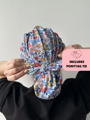DuoStyle Scrub Hat - Primary Bloom