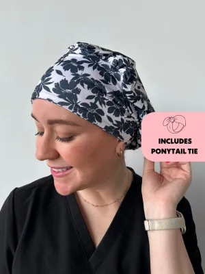 DuoStyle Scrub Hat - Shadow Blossom