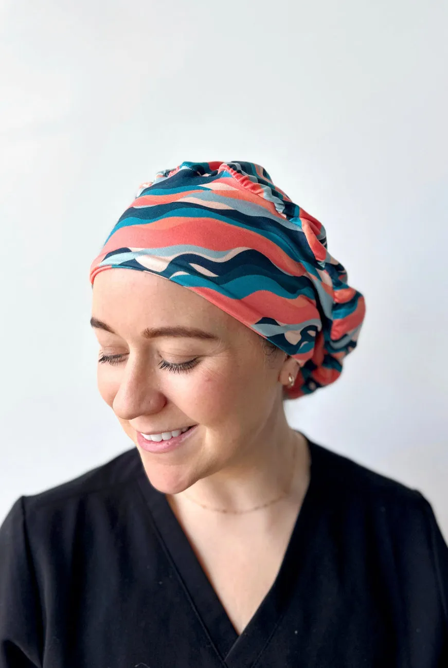 DuoStyle Scrub Hat - Sunset