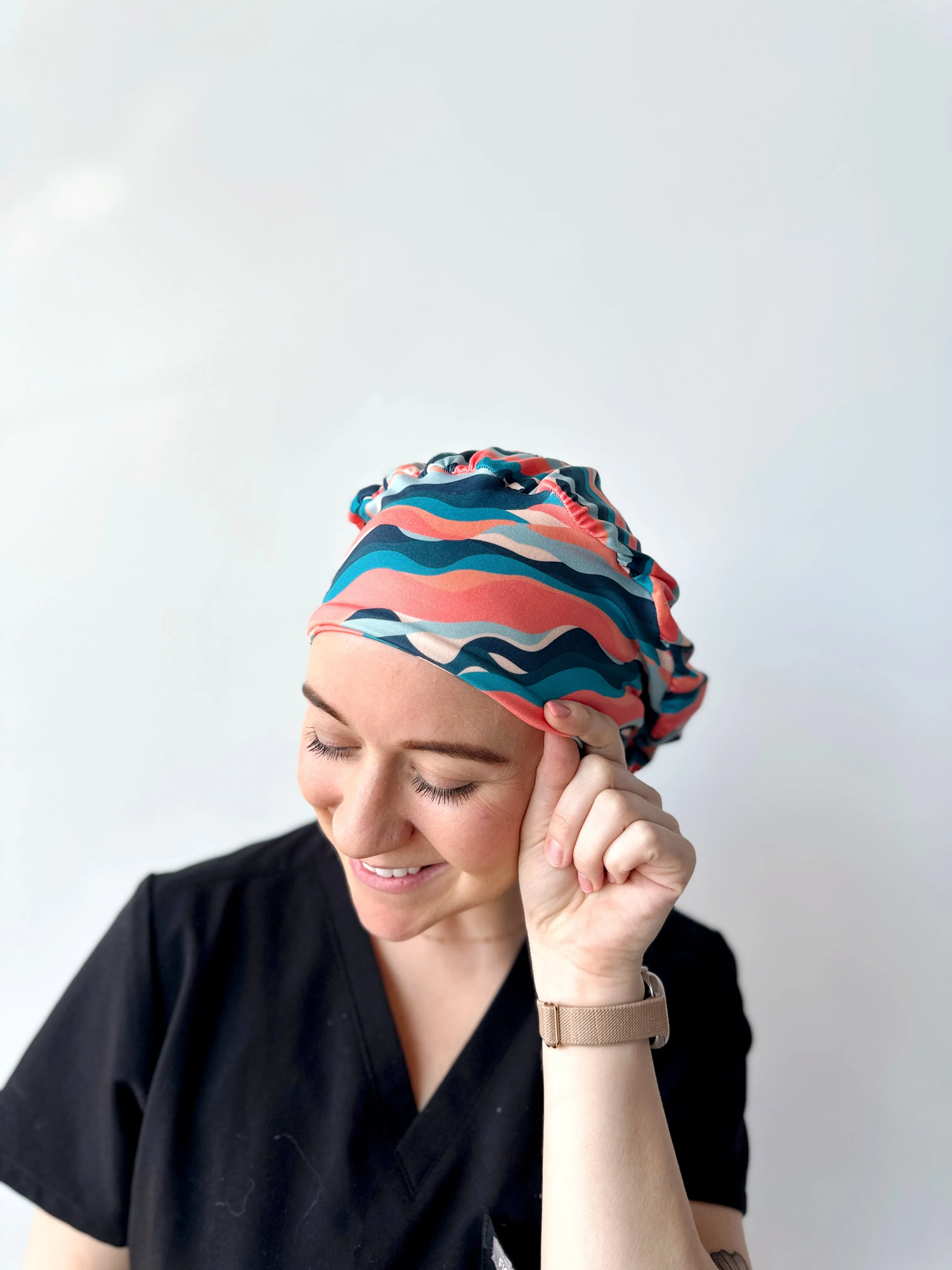 DuoStyle Scrub Hat - Sunset
