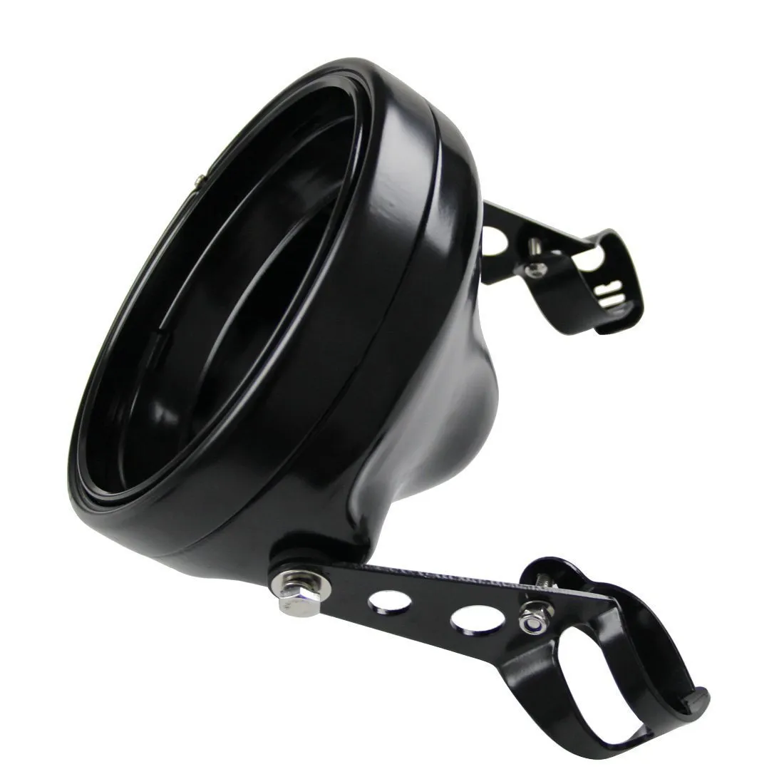 Eagle Lights 7" Meteor Headlight Bucket Housing for Motorcycles with 32MM to 40MM Fork Tubes