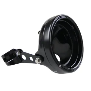 Eagle Lights 7" Meteor Headlight Bucket Housing for Motorcycles with 32MM to 40MM Fork Tubes