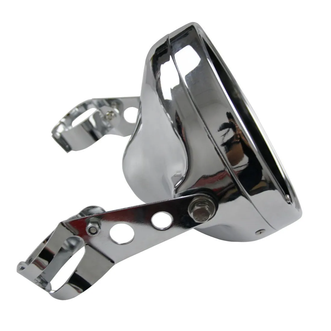 Eagle Lights 7" Meteor Headlight Bucket Housing for Motorcycles with 32MM to 40MM Fork Tubes