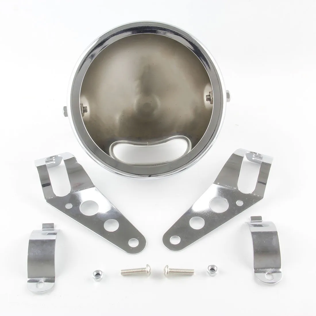 Eagle Lights 7" Meteor Headlight Bucket Housing for Motorcycles with 32MM to 40MM Fork Tubes