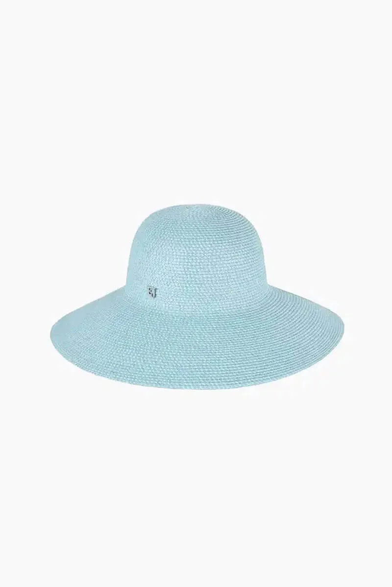 Eric Javits Hampton Hat in Aqua