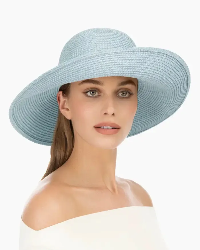 Eric Javits Hampton Hat in Aqua