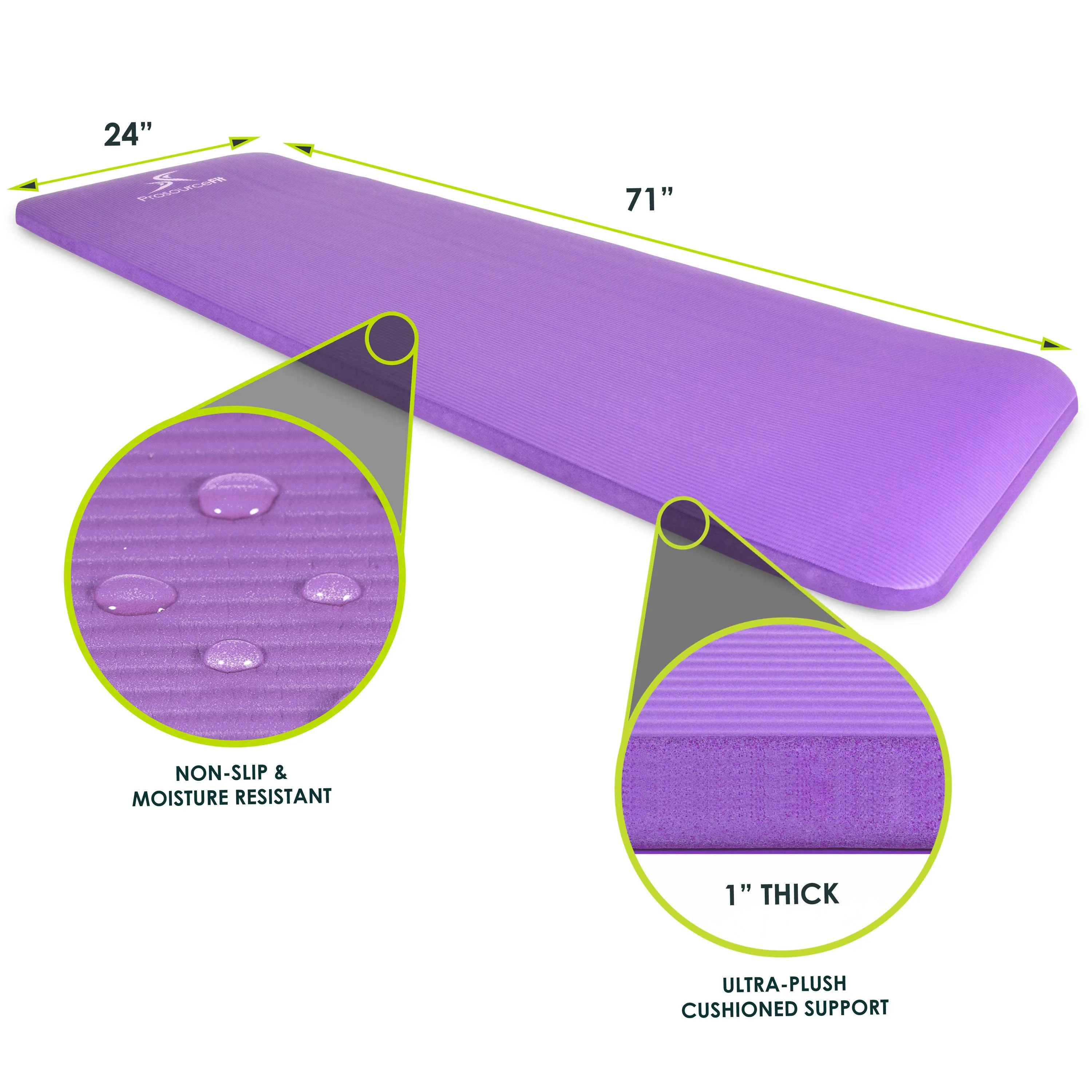 Extra Thick Yoga and Pilates Mat