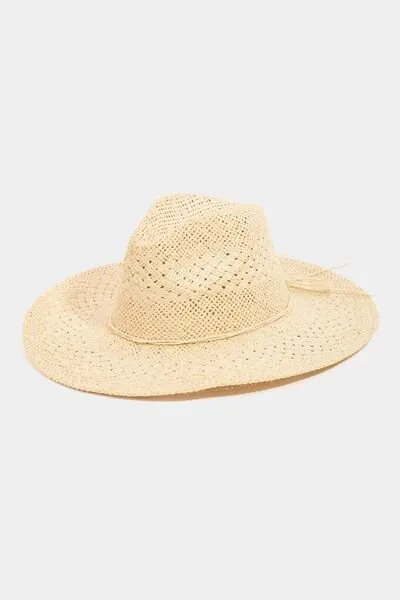 Fame Straw Braided Sun Hat