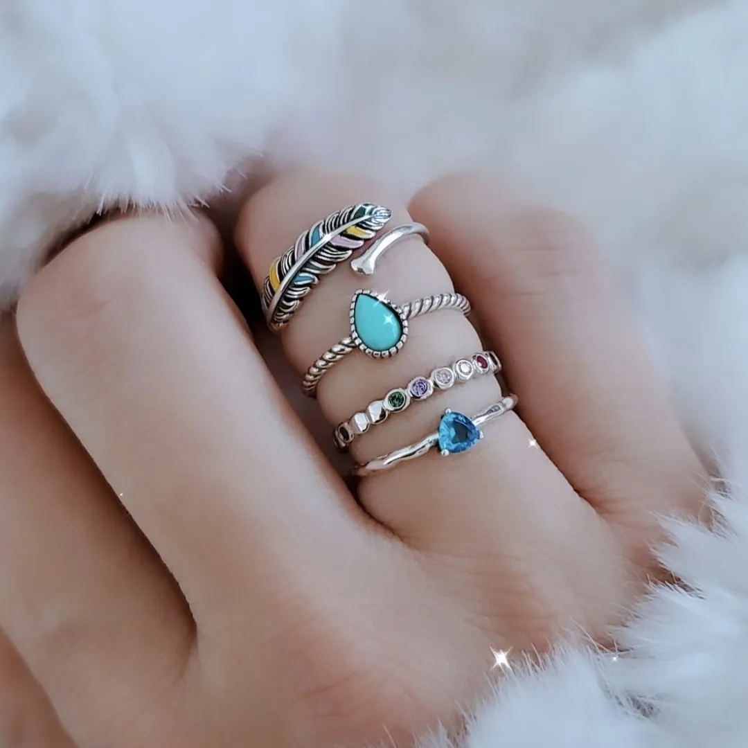 Feather Multi Adjustable Ring
