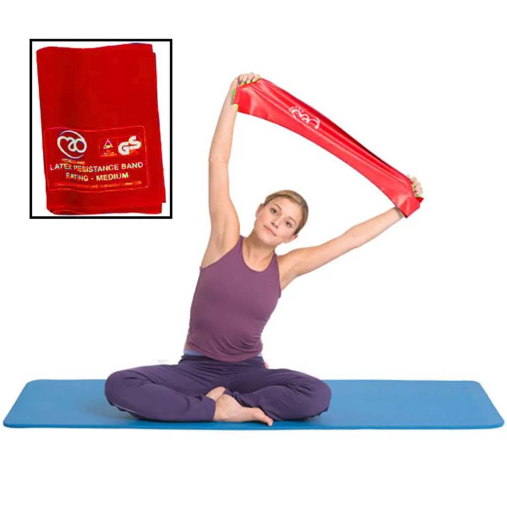 Fitness-Mad Resistance Band (Band Only) | Light | Red