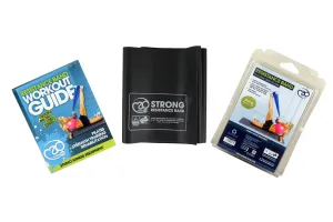 Fitness Mad Resistance Band Strong 1.5m x 15cm with User Guide