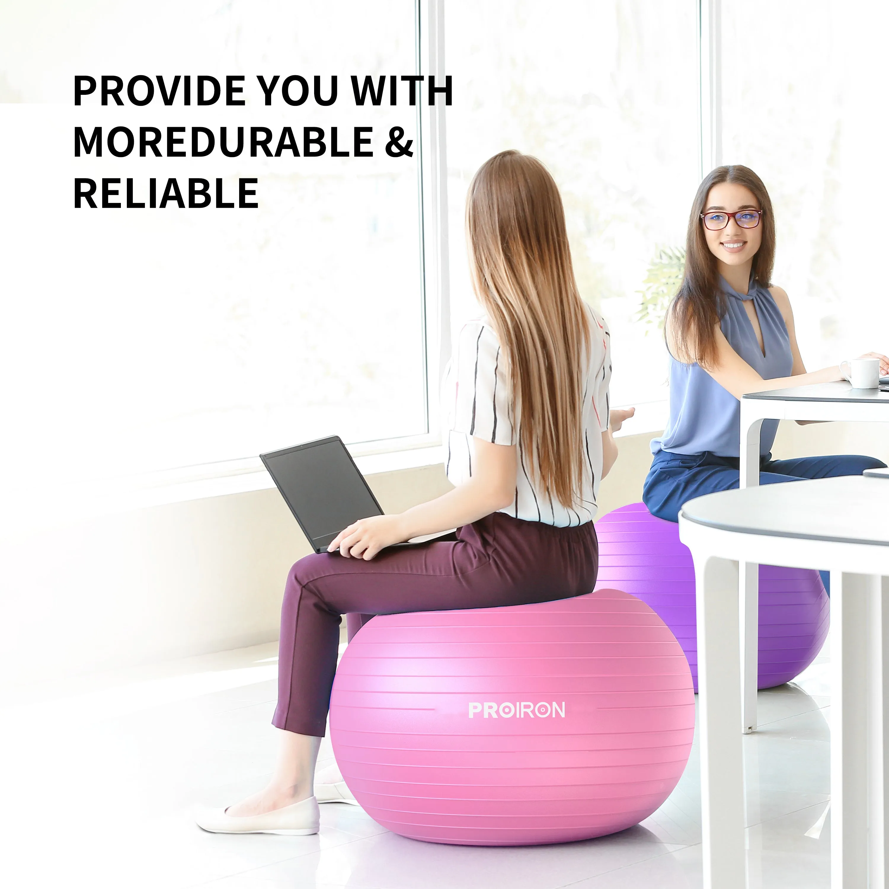 Fitness Yoga Ball - 55/65/75cm