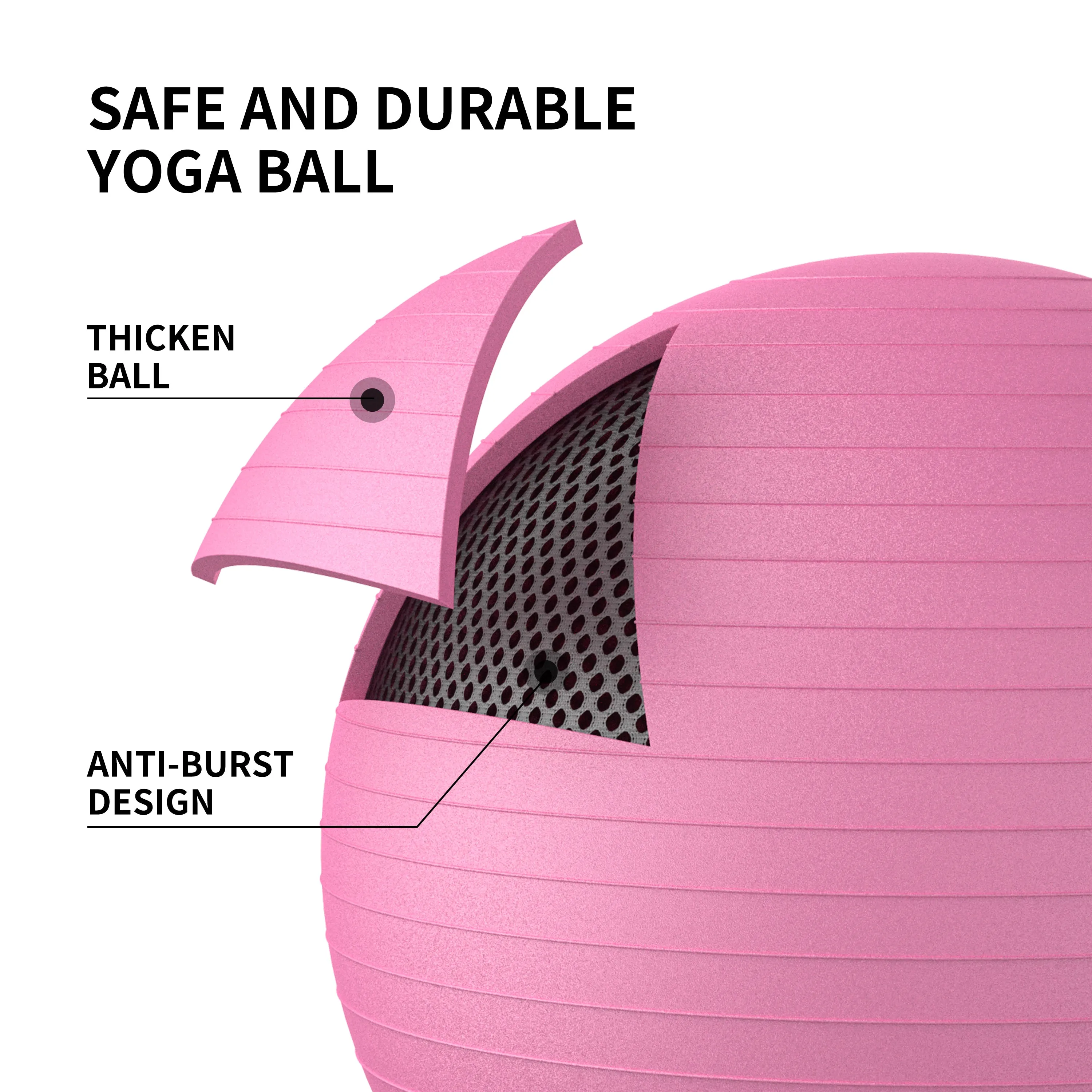 Fitness Yoga Ball - 55/65/75cm