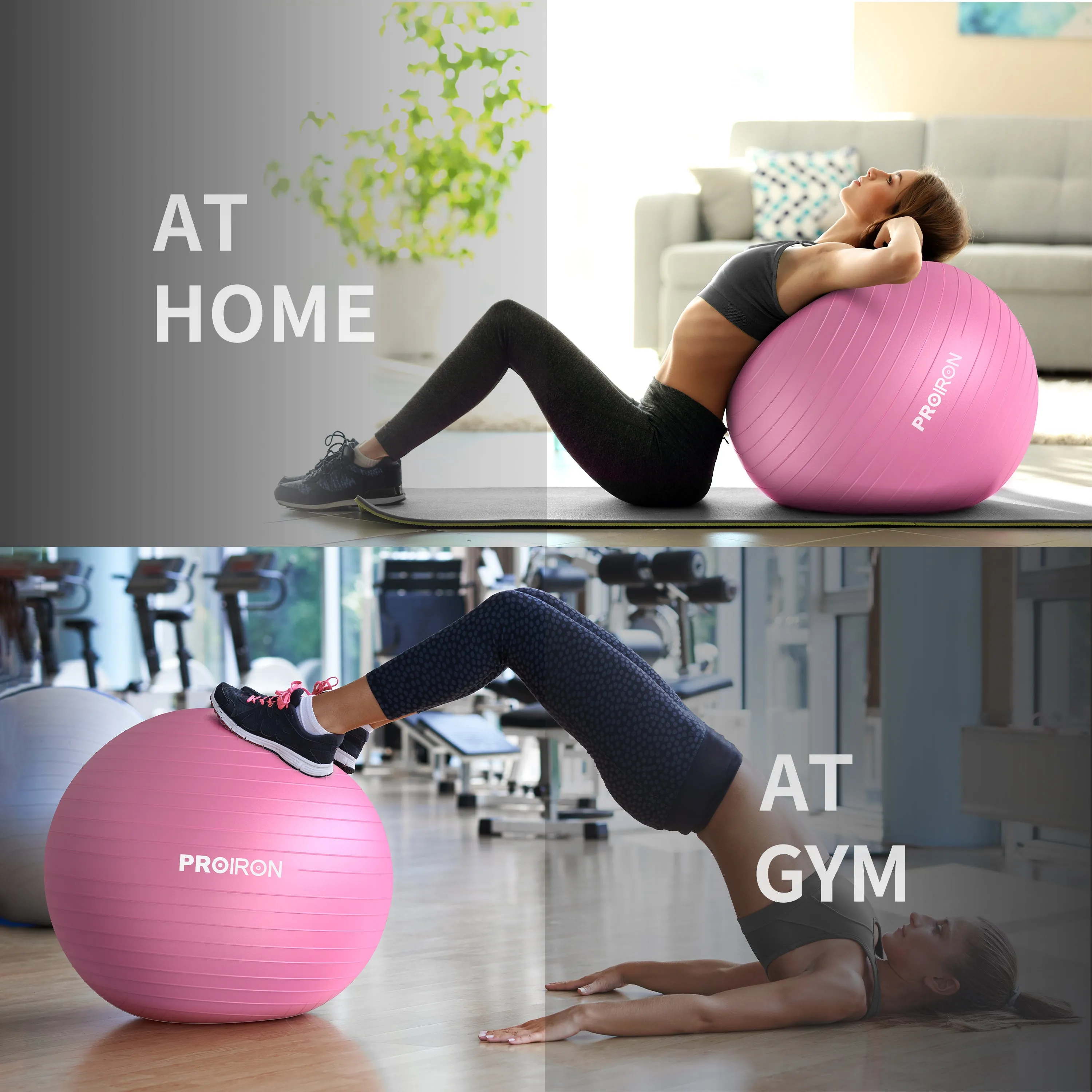 Fitness Yoga Ball - 55/65/75cm