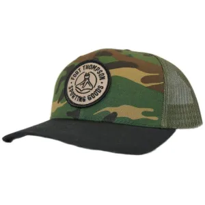 Fort Thompson Capture Pre-Curved Trucker Camo Cap