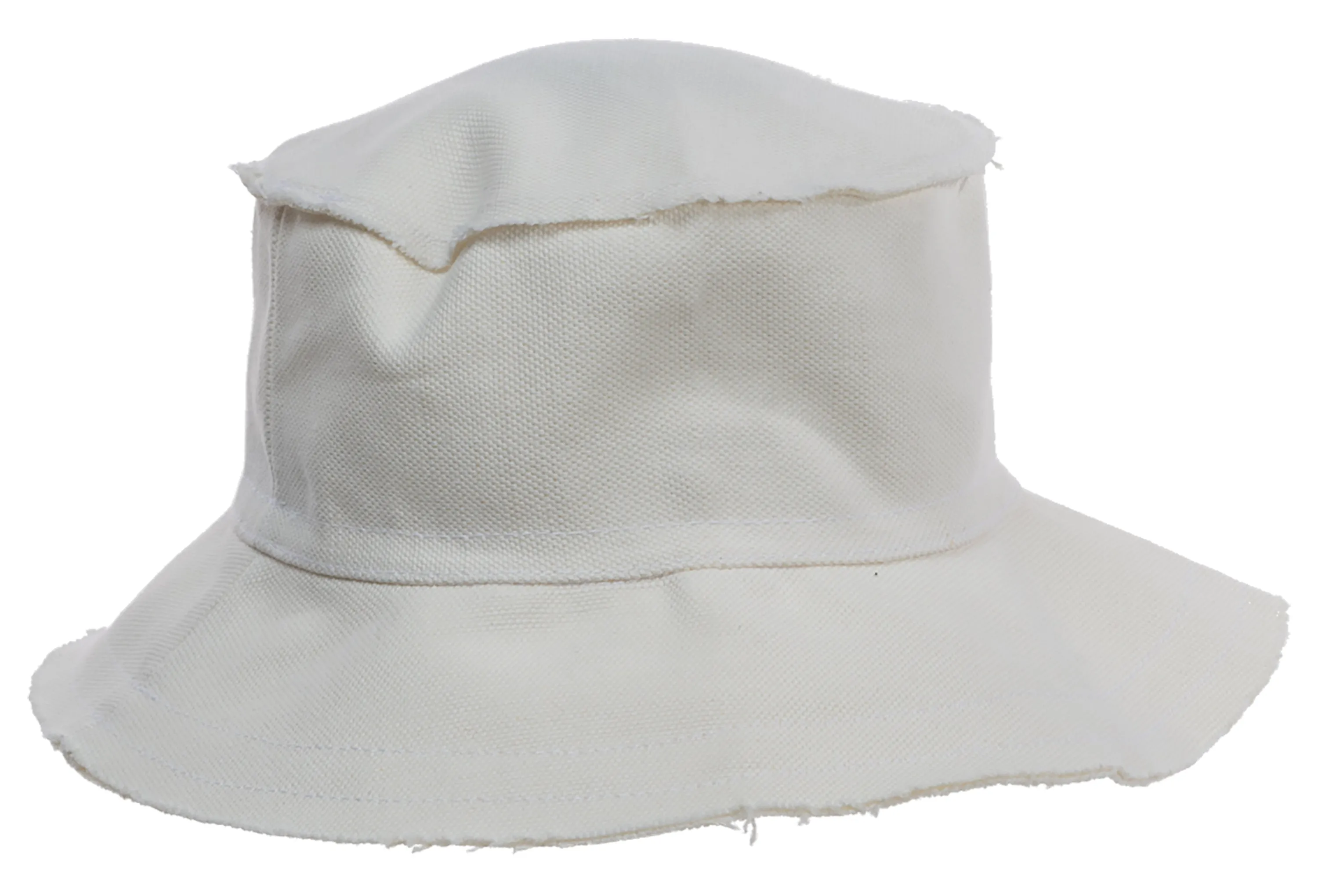 Frayed Canvas Bucket Hat