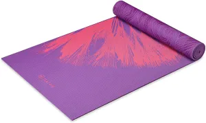 Gaiam Yoga Mat - Premium 6mm Print Reversible Extra Thick Non Slip Exercise & Fitness Mat for All Types of Yoga, Pilates & Floor Workouts (68" x 24" x 6mm Thick)