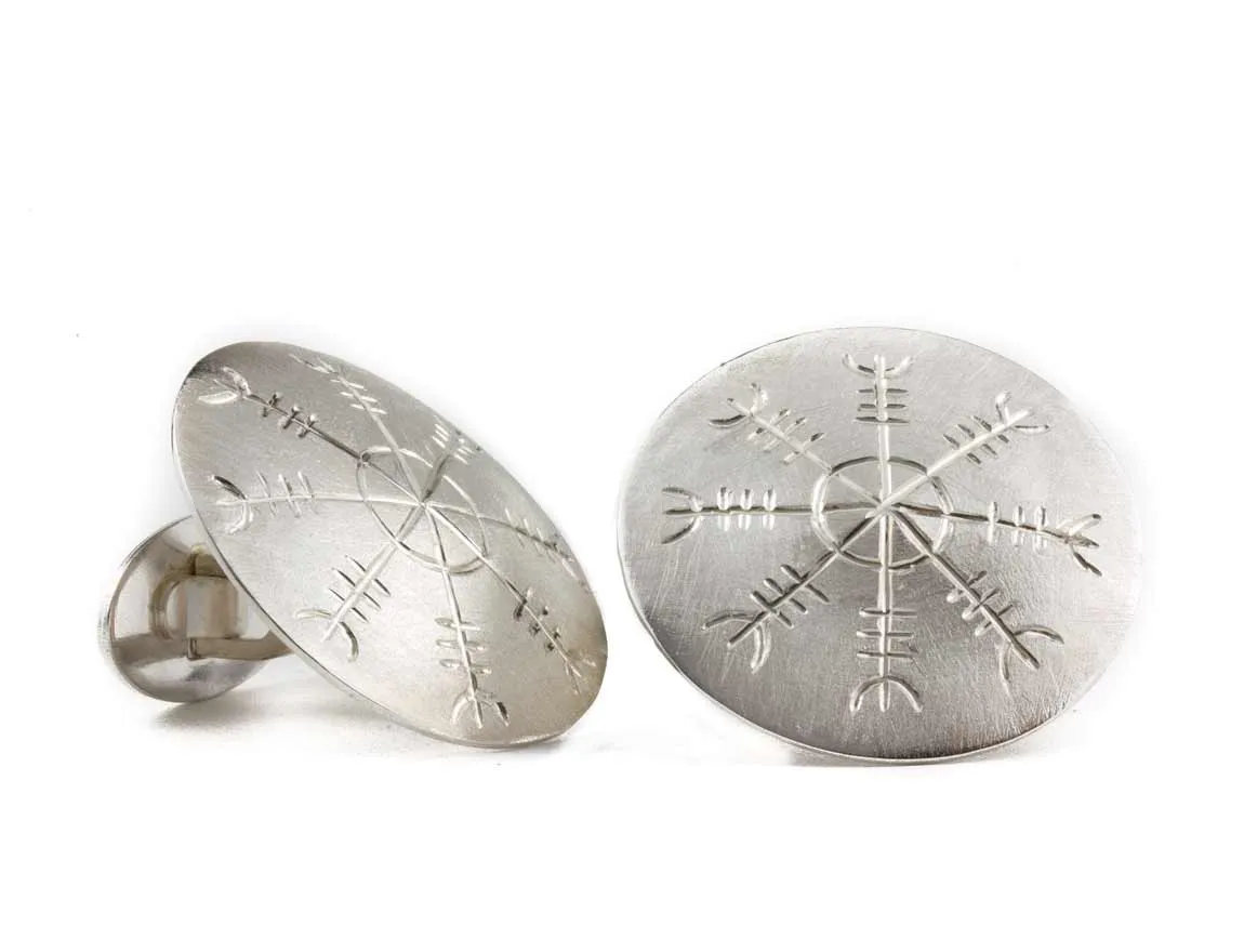 Ægishjálmur / Helm of Awe - Cufflinks
