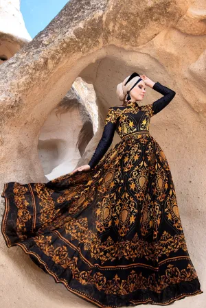 Golden Orchid Dress
