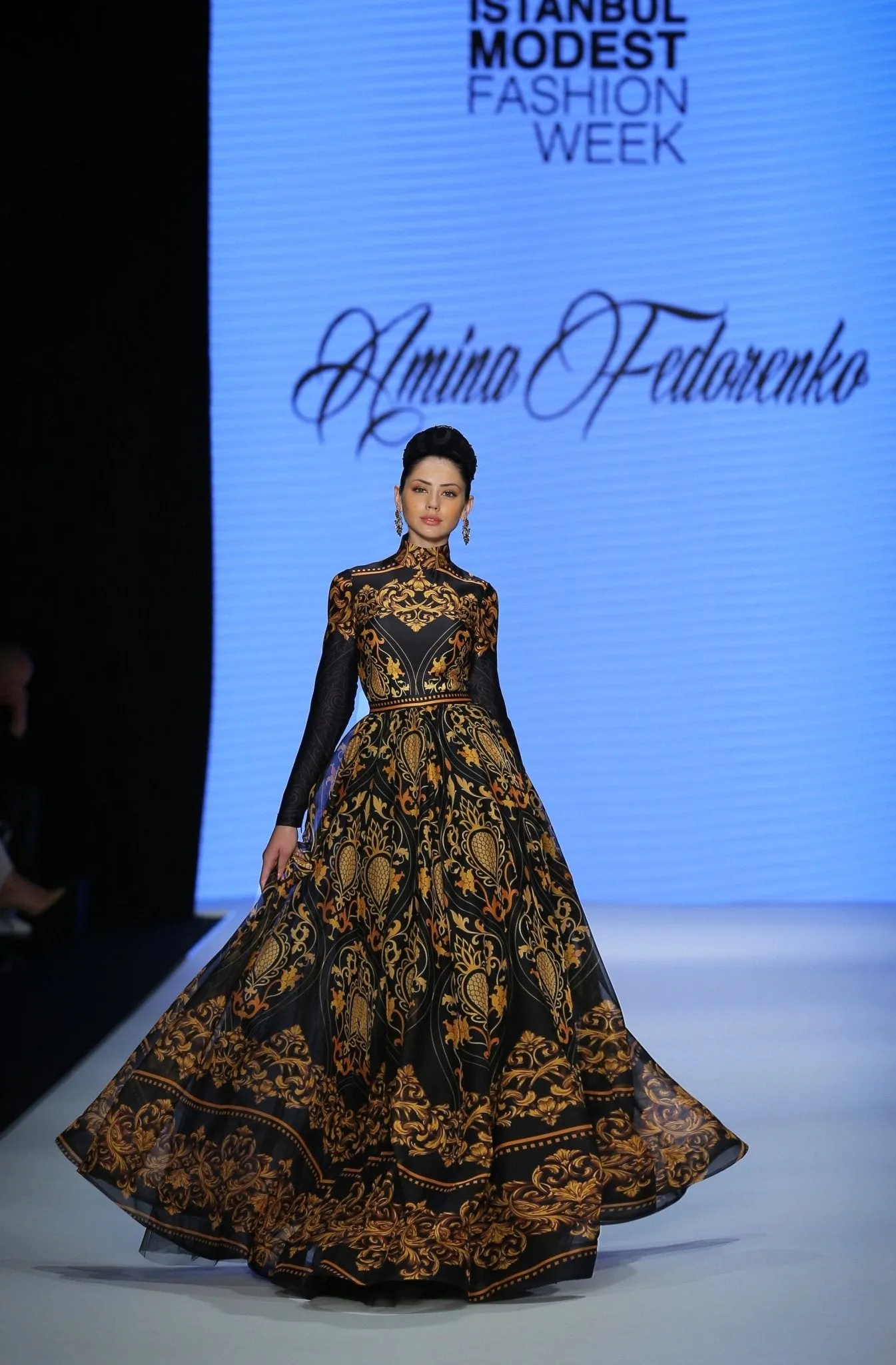 Golden Orchid Dress