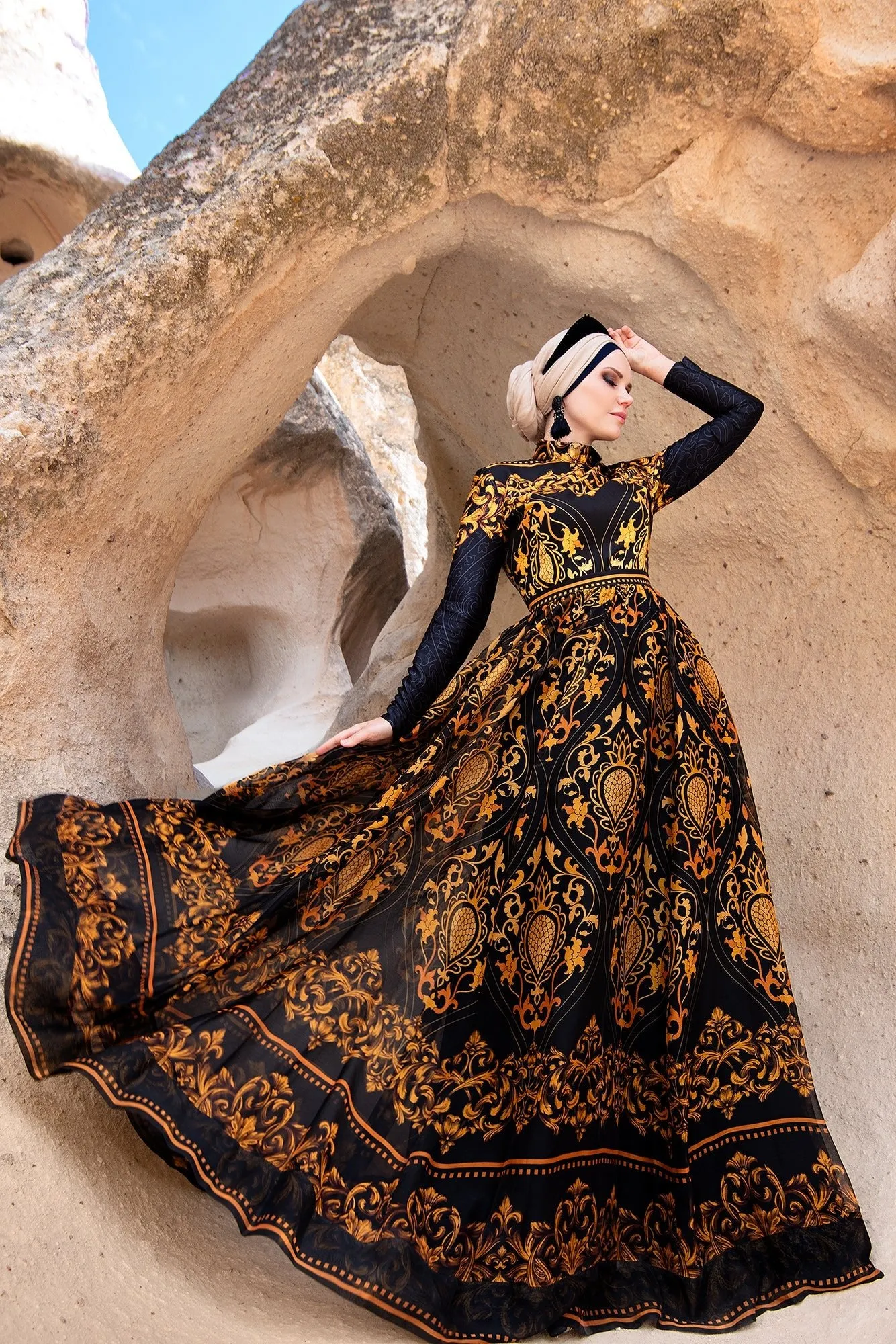 Golden Orchid Dress