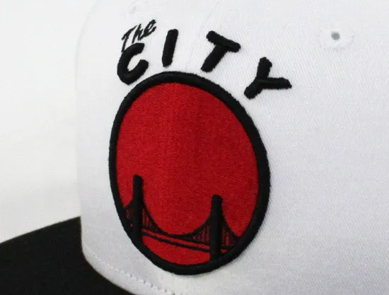 Golden State Warriors New Era 59Fifty Fitted Hat (Air Jordan 1 Retro High OG Bred Toe Gray Under Brim)