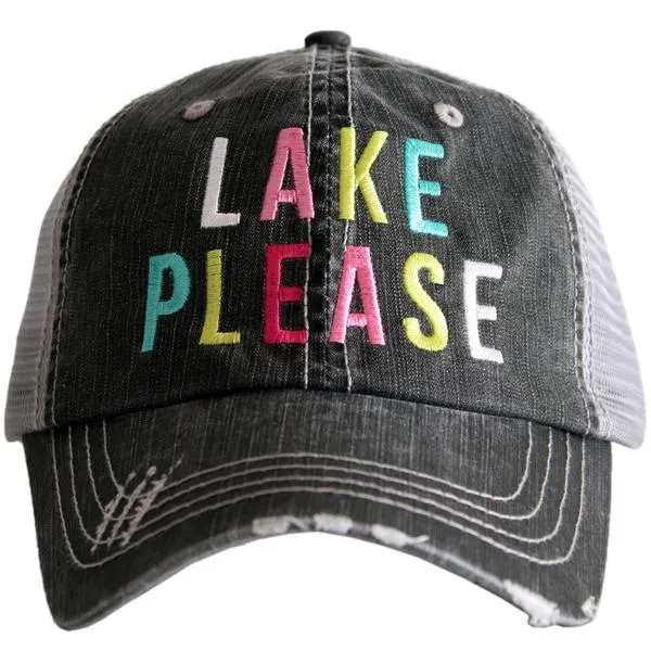 Hats { Lake bum } { Lake hair don't care } { Lake please } { Lake life }