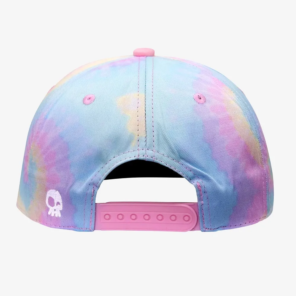 Headster Kids Tie Dye Pink Snapback Cap