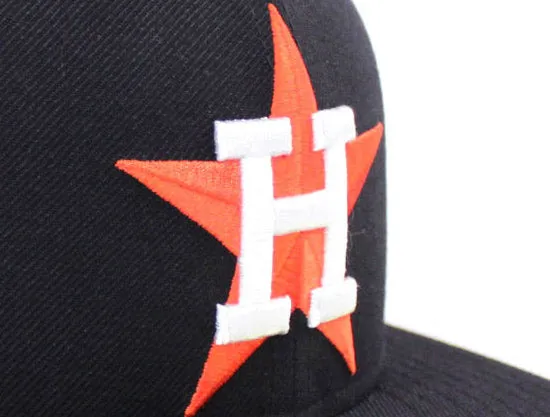 Houston Astros 45th Anniversary New Era 59Fifty Fitted Hat (Navy Orange Green Under Brim)