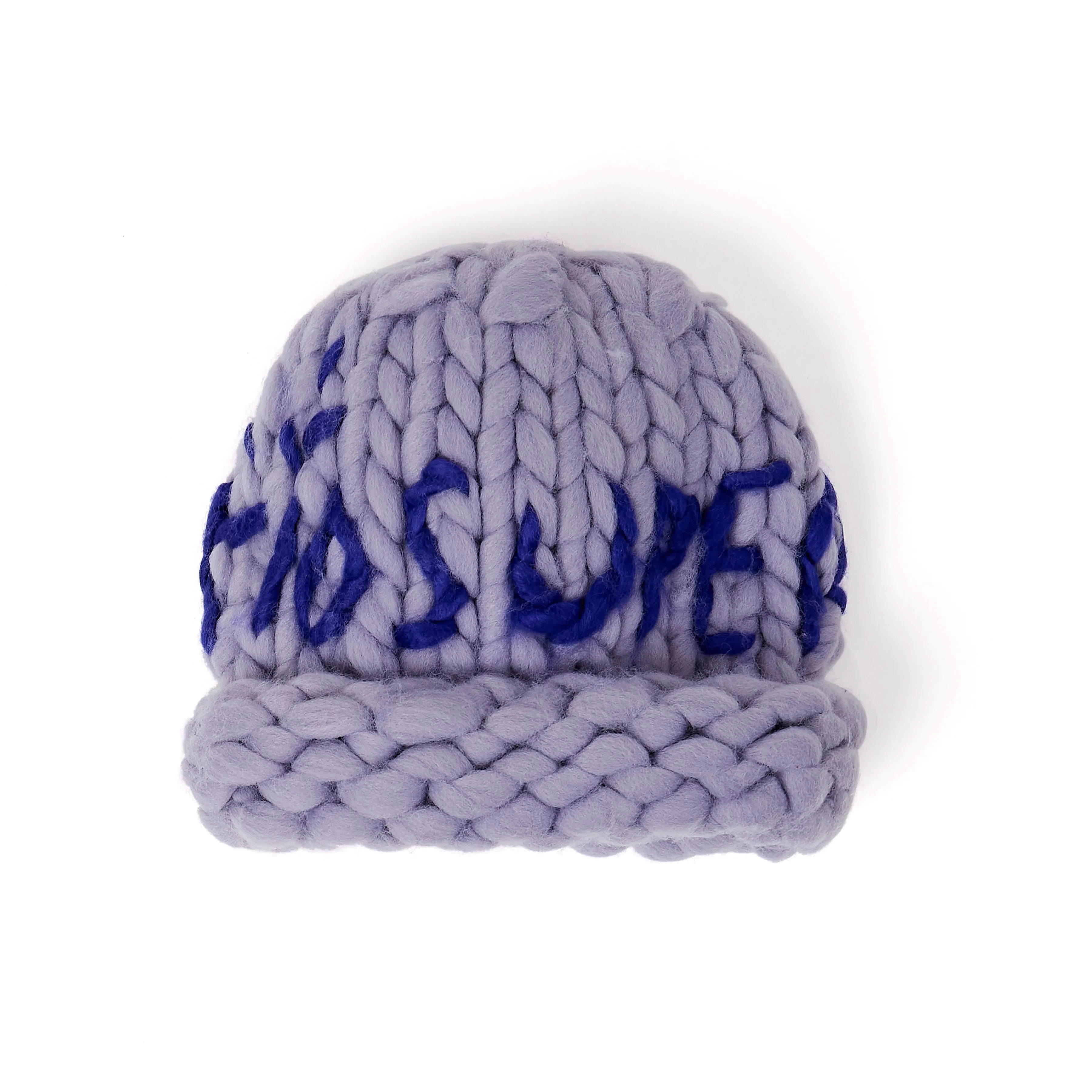 Kidsuper Hand Knit Chunky Beanie 'Lavender'