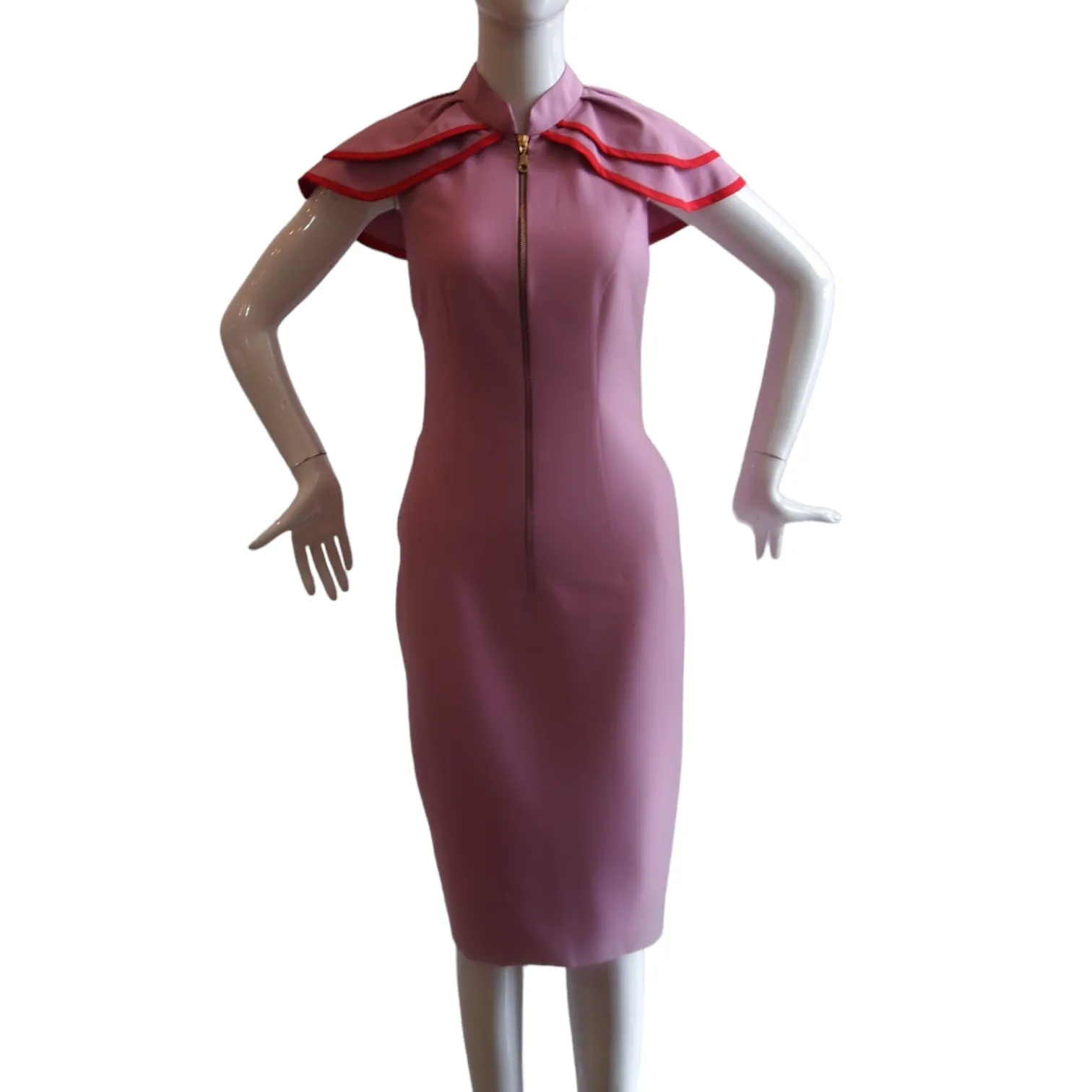LAYERED WINGS HANDMADE MODERN SILK COTTON CHEONGSAM