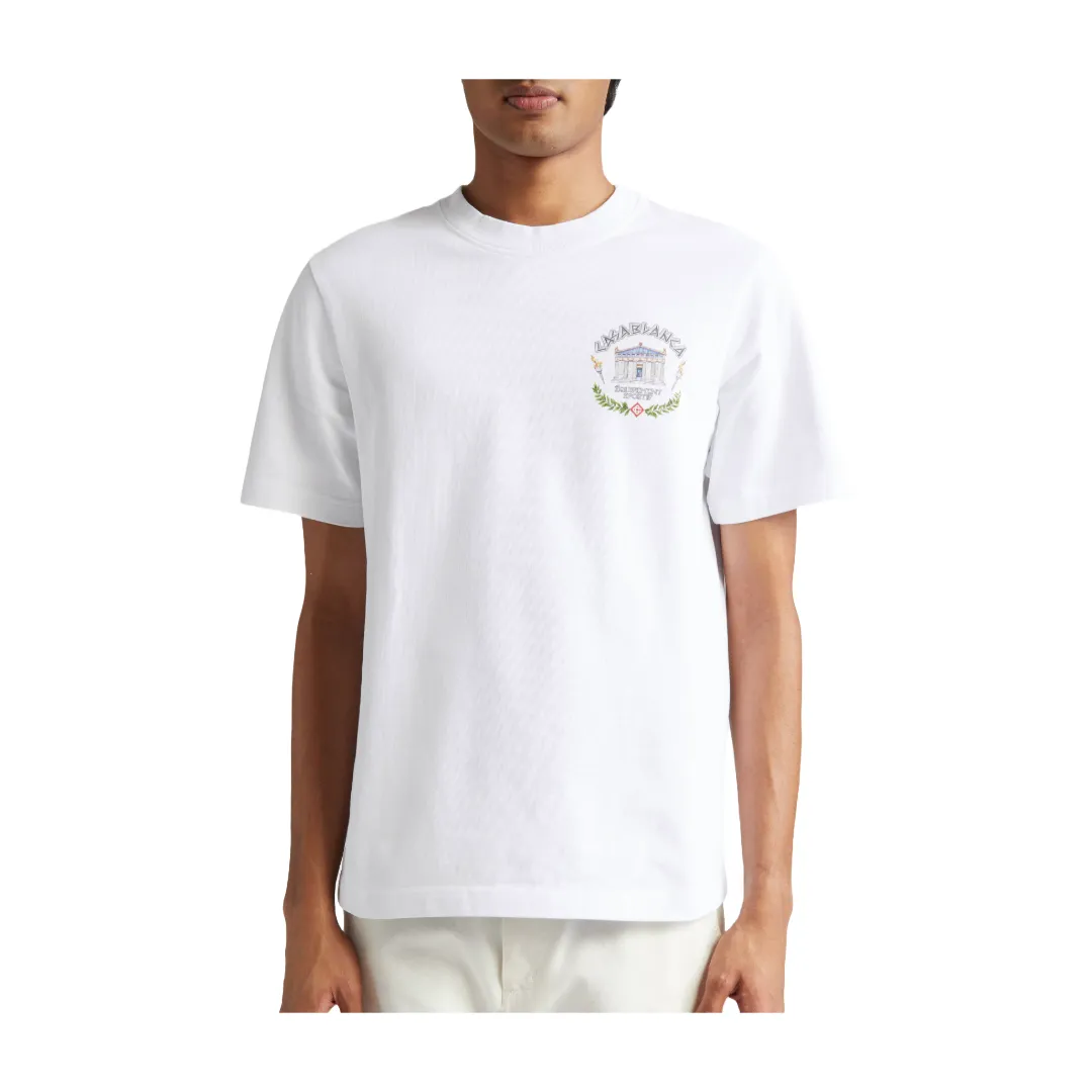 'LE TEMPLE DU SPORT' WHITE T-SHIRT