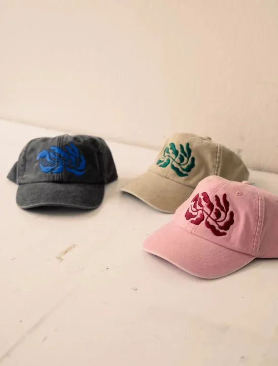 Leaves Cap - Washed Vintage Black