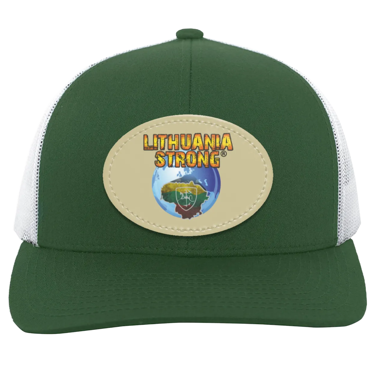 Lithuania Strong - Trucker Snap Back - Oval Patch