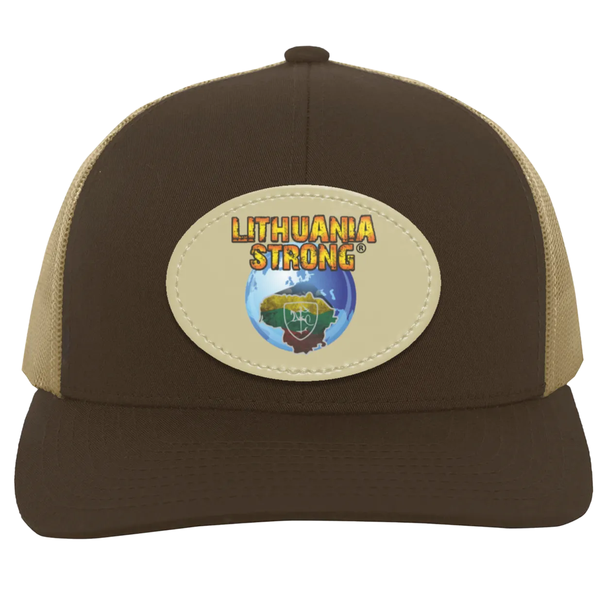 Lithuania Strong - Trucker Snap Back - Oval Patch
