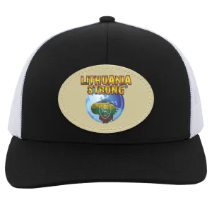 Lithuania Strong - Trucker Snap Back - Oval Patch