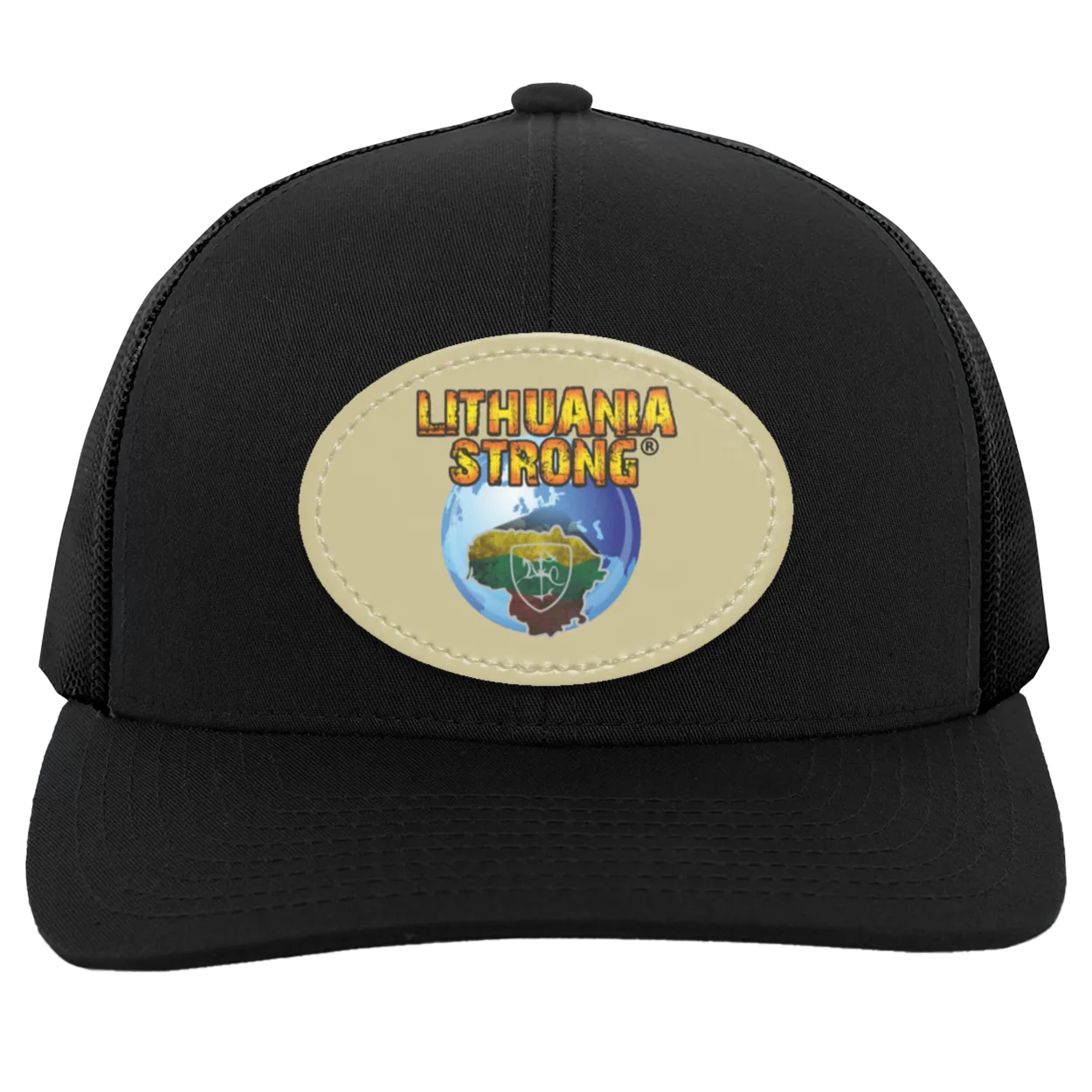 Lithuania Strong - Trucker Snap Back - Oval Patch