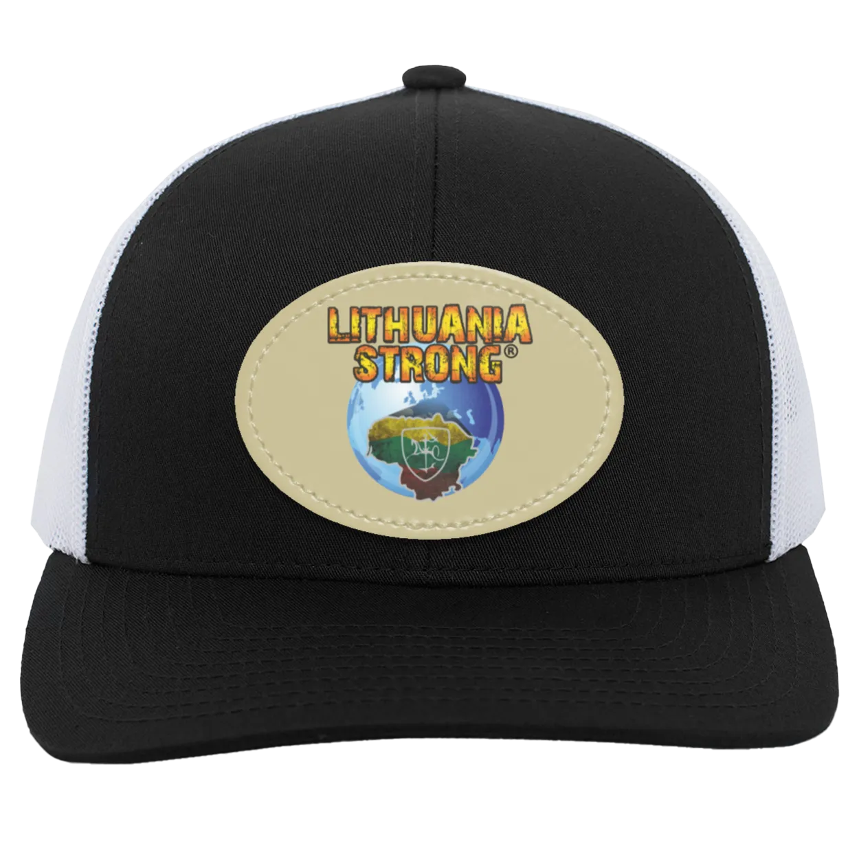 Lithuania Strong - Trucker Snap Back - Oval Patch