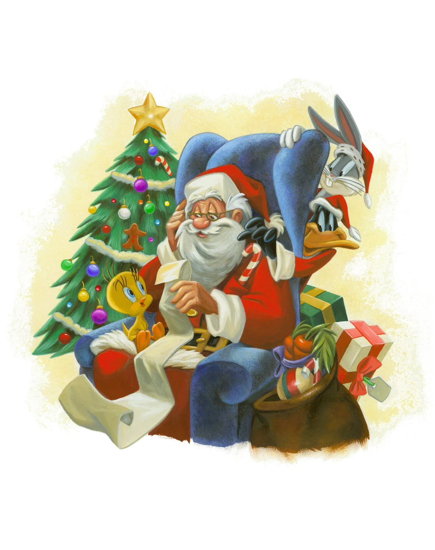 Looney Tunes Looney Tunes Xmas Santa Official Men's T-Shirt