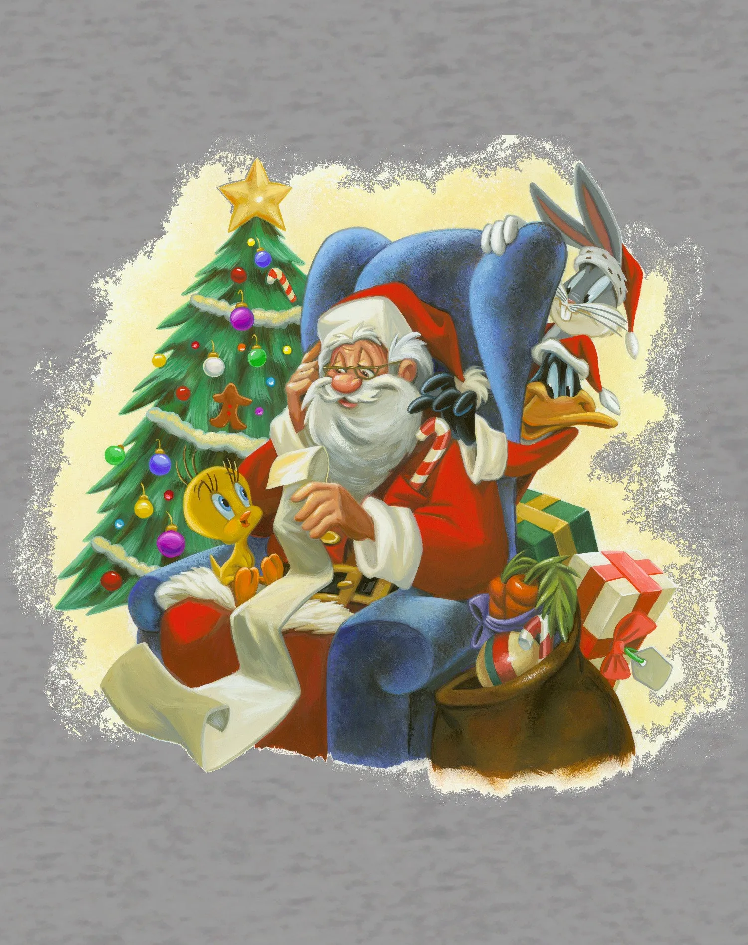 Looney Tunes Looney Tunes Xmas Santa Official Men's T-Shirt
