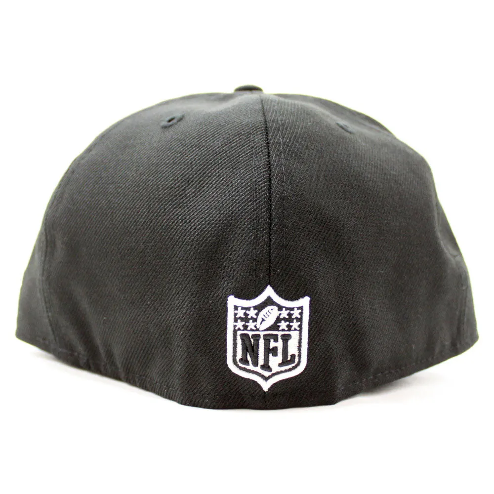 Los Angeles Rams New Era 59Fifty Fitted Hat (Black Green Under Brim)